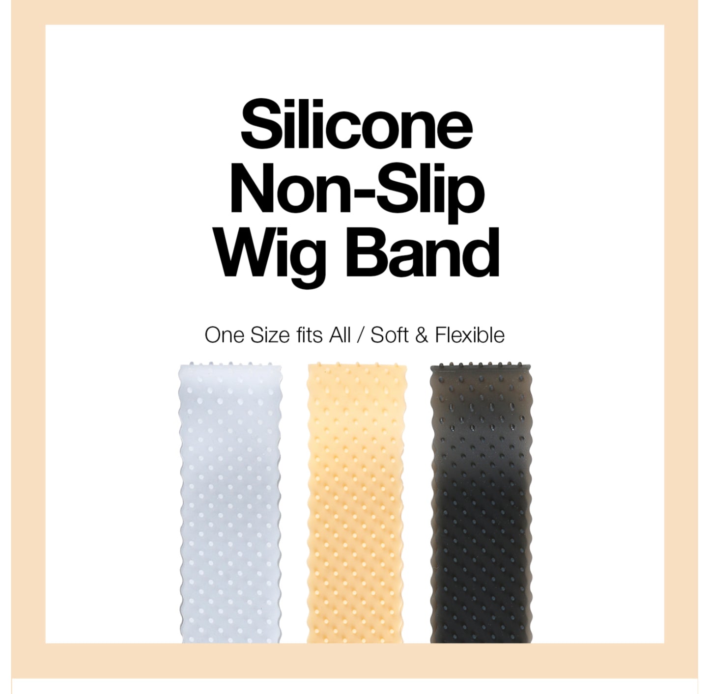 Flexible Silicone Non Slip Wig Grip Band