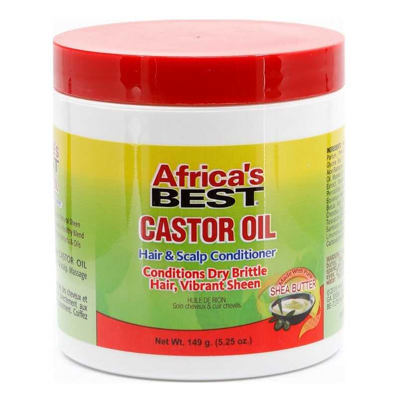 AFRICA'S BEST Castor Oil Hair & Scalp Conditioner (5.25oz) Hair Care Products
