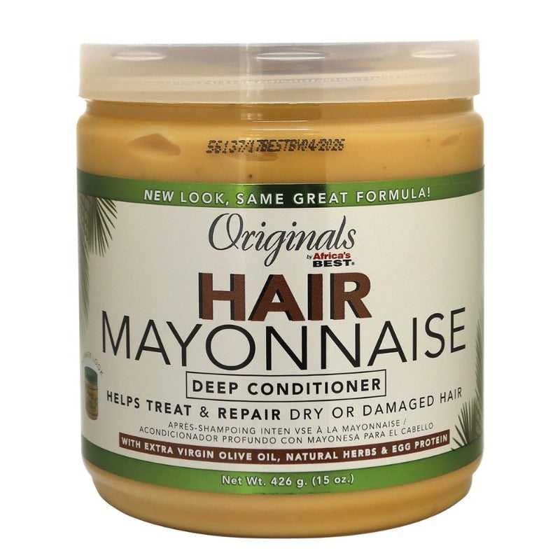 AFRICA'S BEST Originals Hair Mayonnaise Deep Conditioner (15oz) Hair Care Products