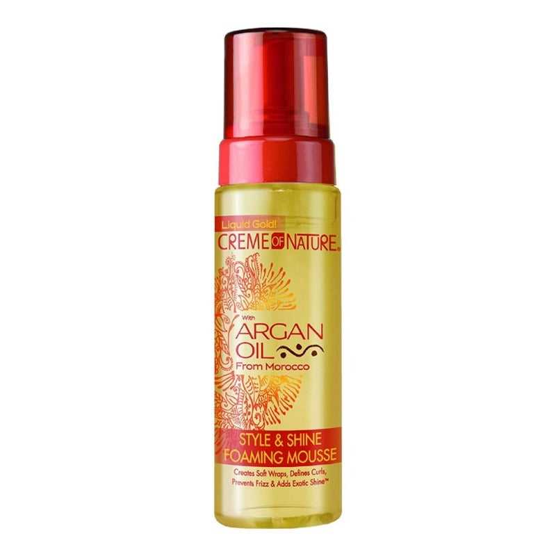 CREME OF NATURE Argan Oil Foaming Mousse (7oz) Hair Care Products