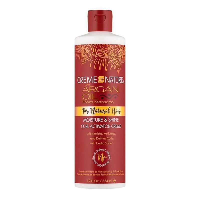 CREME OF NATURE Argan Oil Moisture and Shine Curl Activator (12oz) Hair Care Products