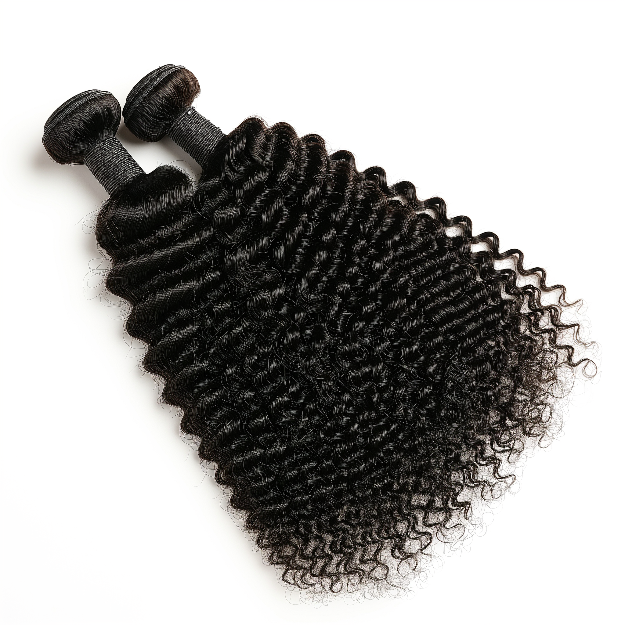 100% Human Hair Wefts Afro Kinky Curly Bundle Hair Weav