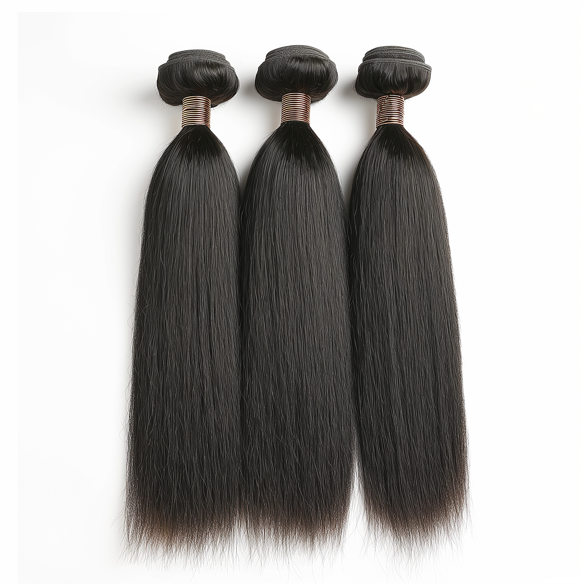 100% Human Hair Wefts Kinky Straight Peruvian Bundle Hair Weave
