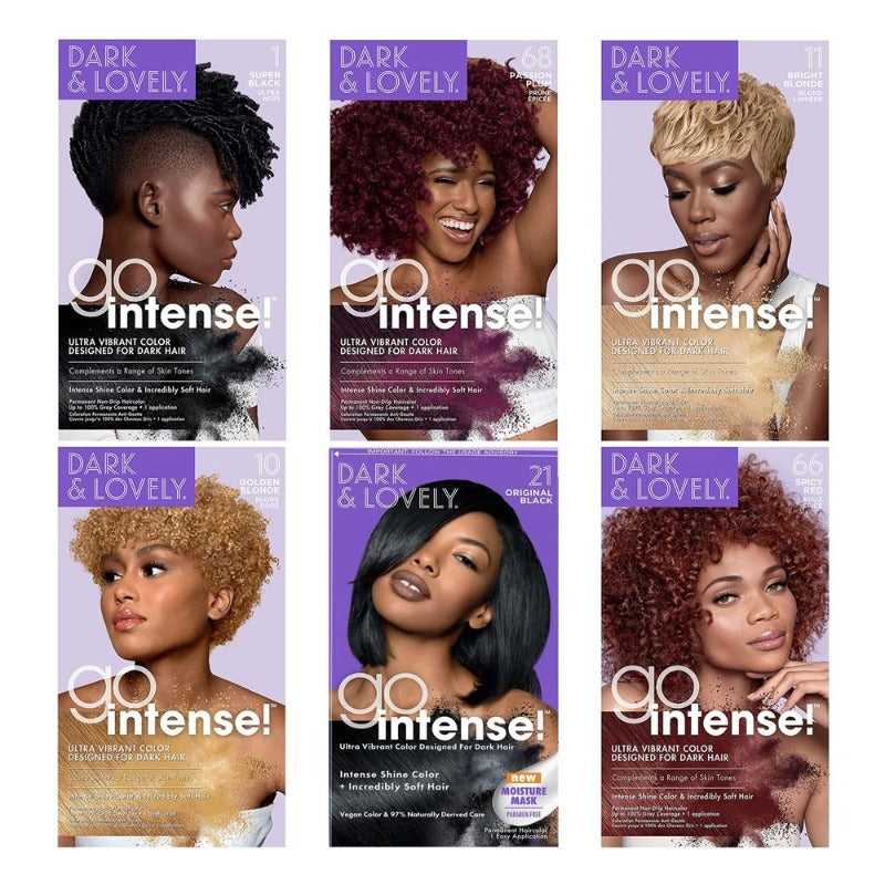 DARK & LOVELY Go Intense Hair Color Hair Care Products