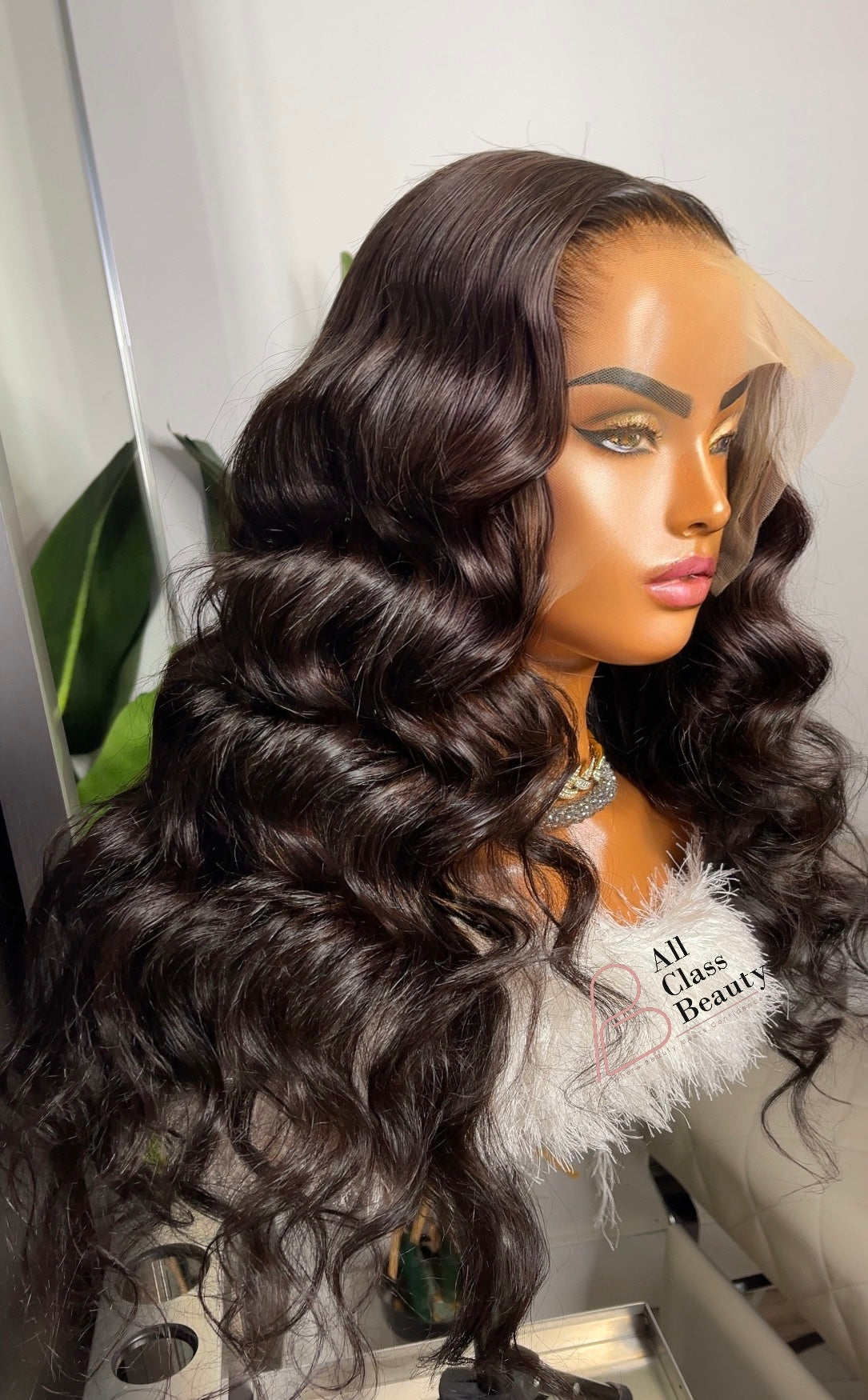 Hot Girl Glueless  front wig