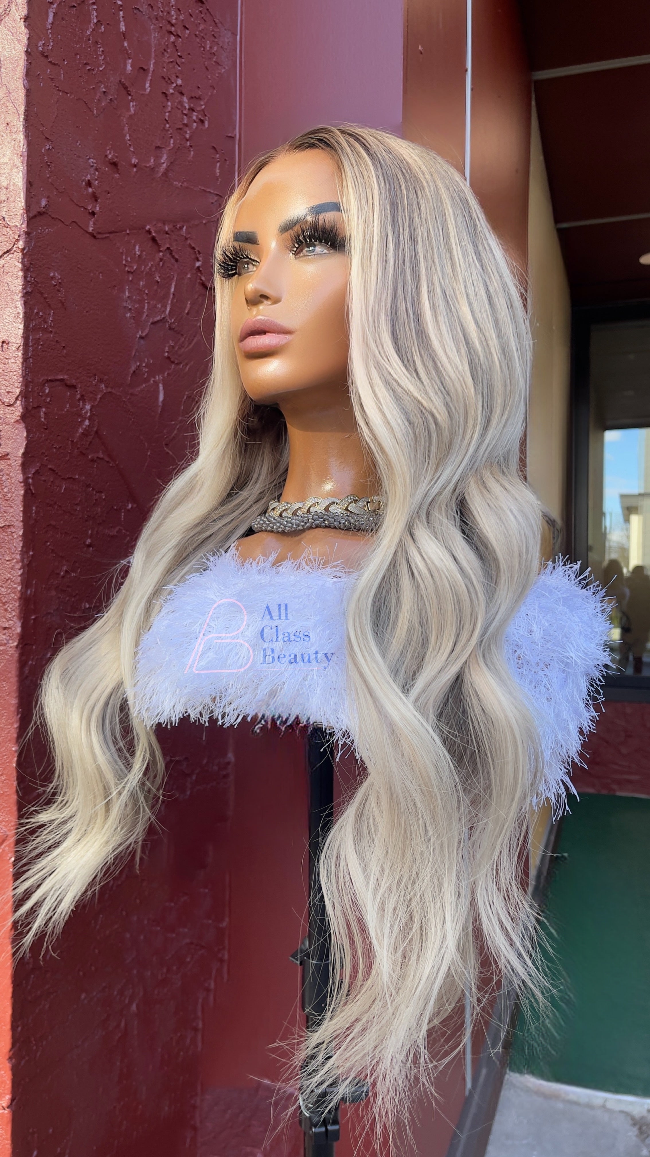 Blonde Glueless Wig