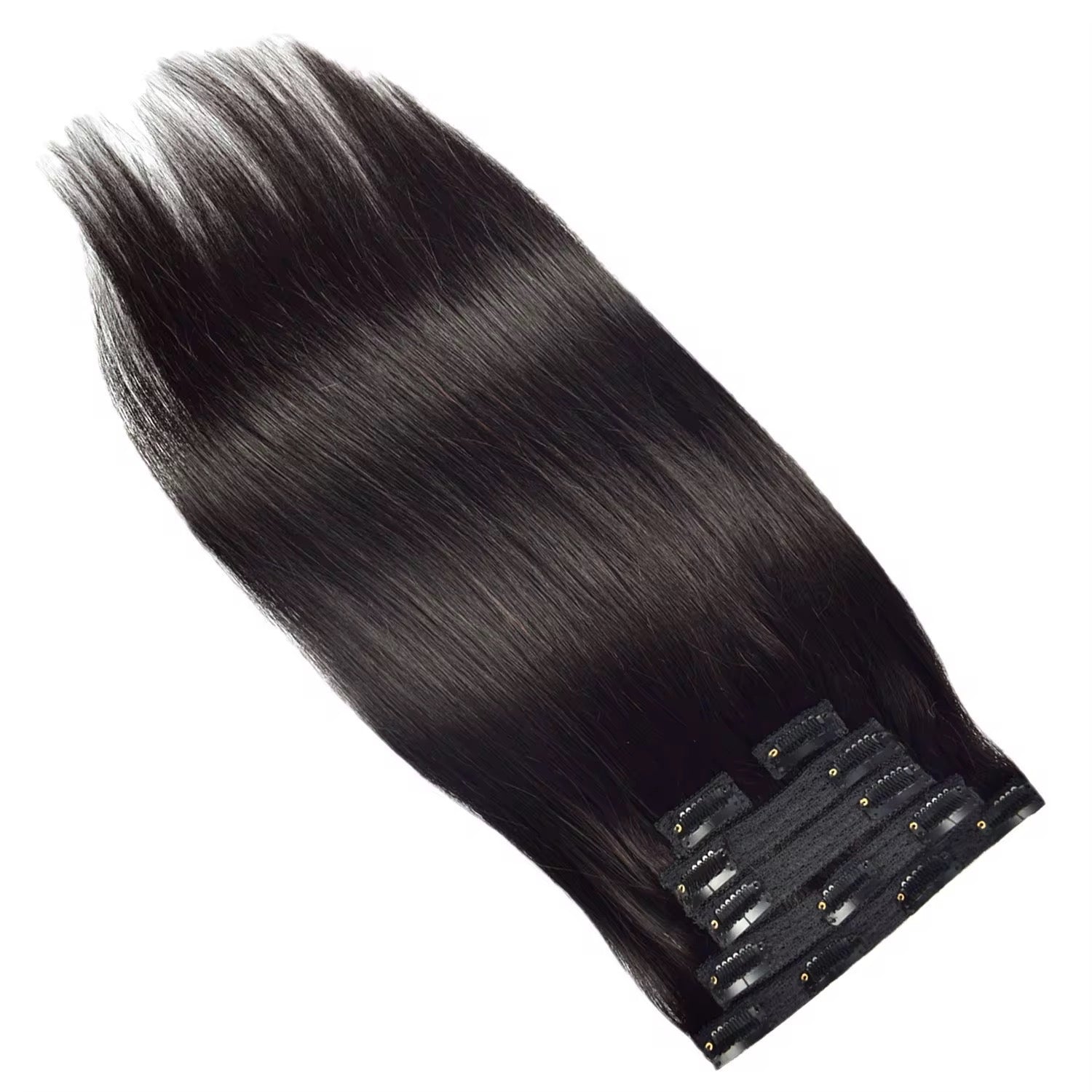 100% Human Hair Clip-In Hair Extensions (6 Pieces, 150g, 28 Inches)
