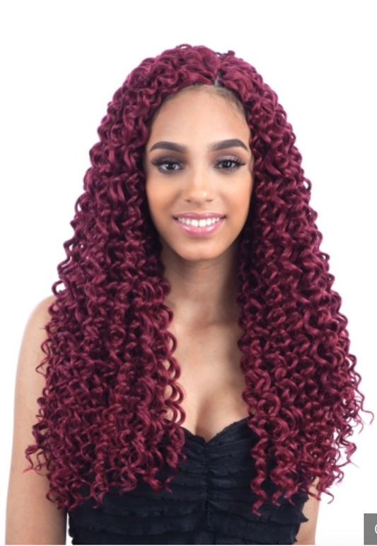 FreeTress Synthetic Hair Crochet Braids Beach Curl 22"