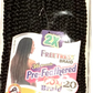 FreeTress Synthetic Braids – 2X Pre-Feathered Box Braid 20