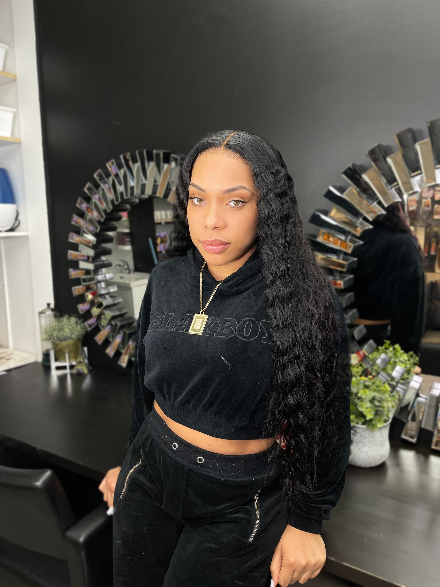 swell wave lace closure wig