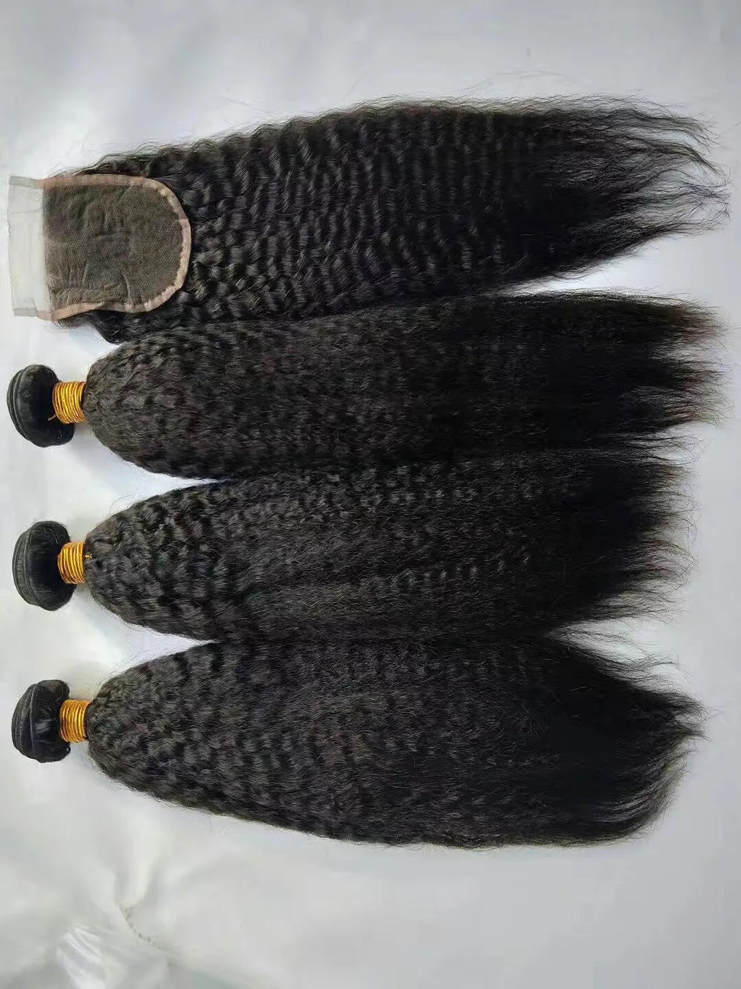 10A Grade Kinky Straight Bundles 100% Human Virgin Hair unprocessed