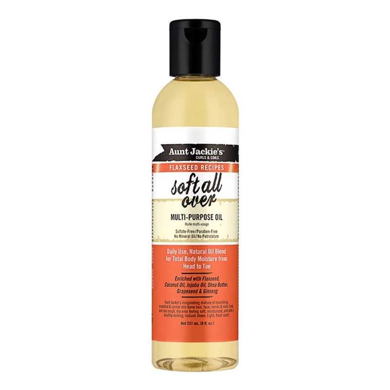 AUNT JACKIE'S Flaxseed Soft All Over Multi Purpose Oil (8oz) Hair Care Products