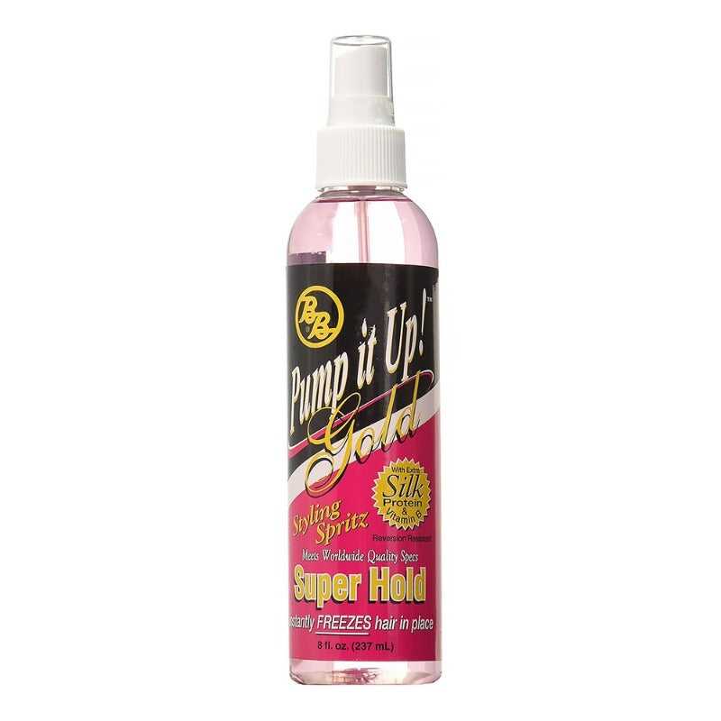 BRONNER BROTHERS Pump It Up Spritz [Gold] (8oz) Hair Care Products