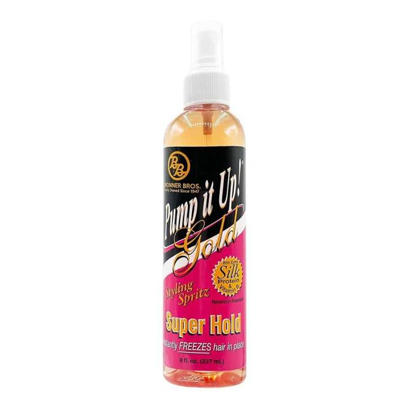 BRONNER BROTHERS Pump It Up Spritz [Gold] (8oz) Hair Care Products