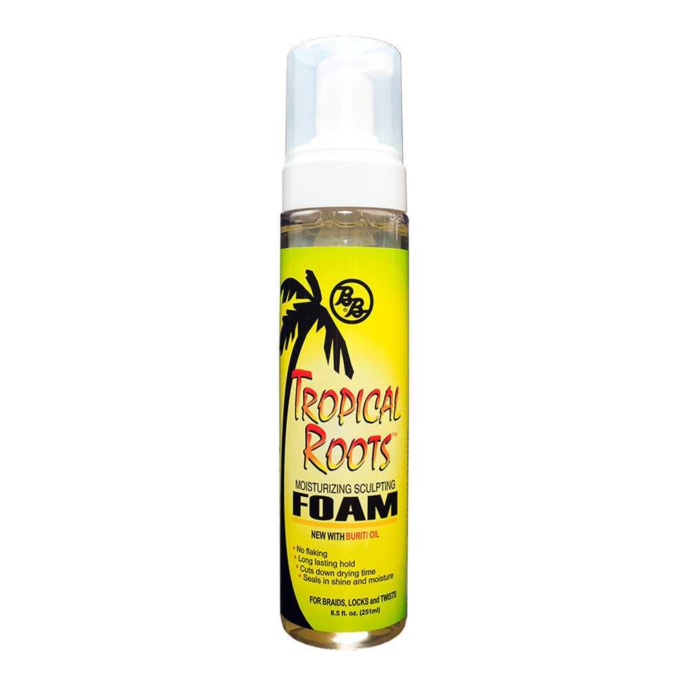 BRONNER BROTHERS Tropical Roots Moisturizing Sculpting Foam (8.5oz) 