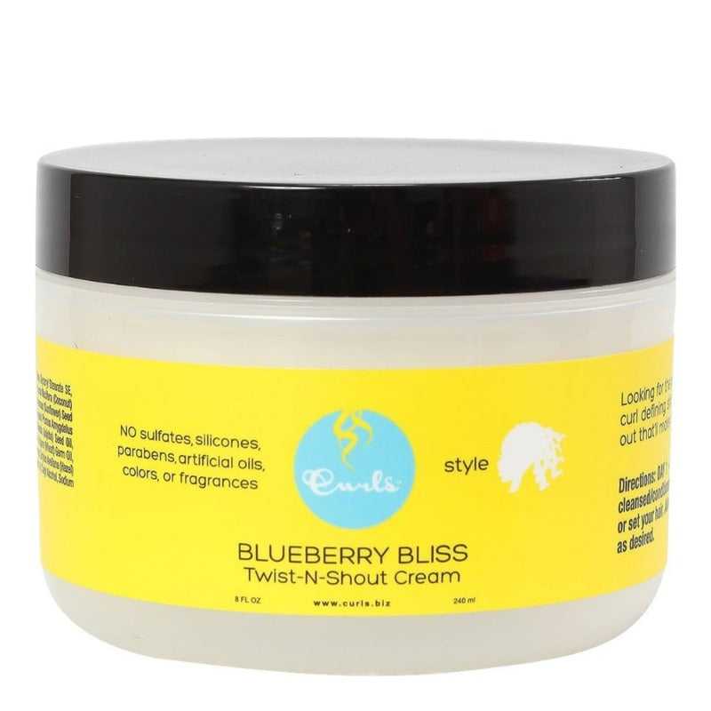 CURLS Blueberry Bliss Twist N Shout Curl Cream (8oz) Hair Care Products