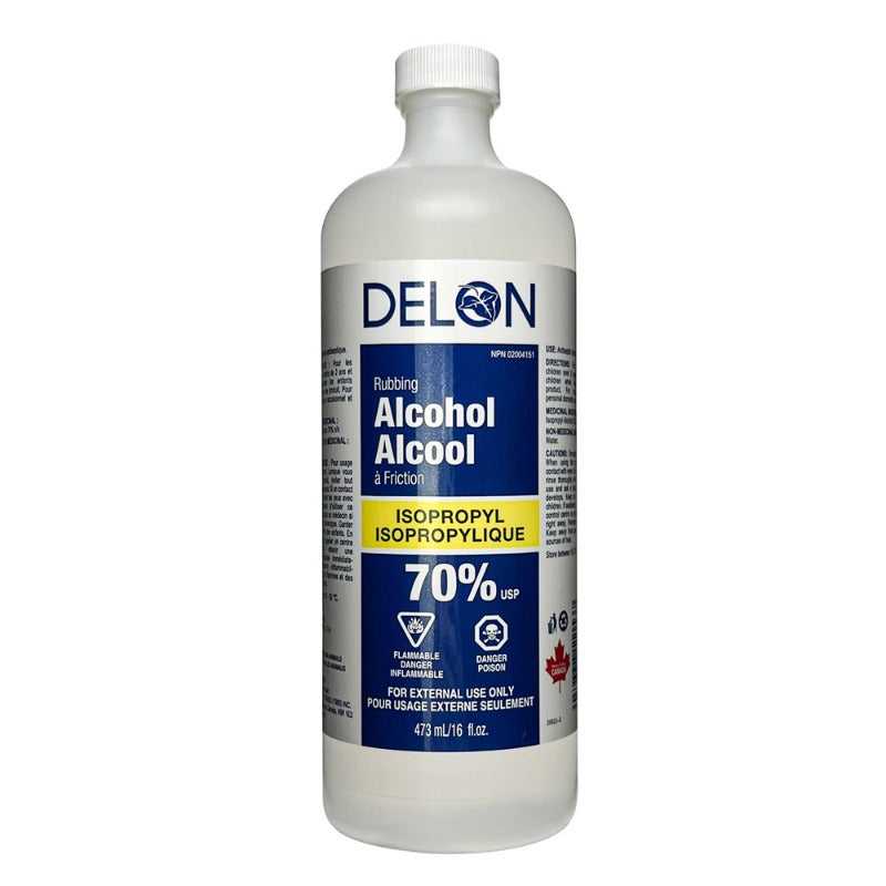 DELON Rubbing Alcohol 70% (16oz) 