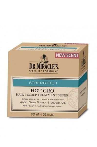 DR MIRACLES Hot Gro Hair & Scalp Treatment (4oz) Hair Care Products