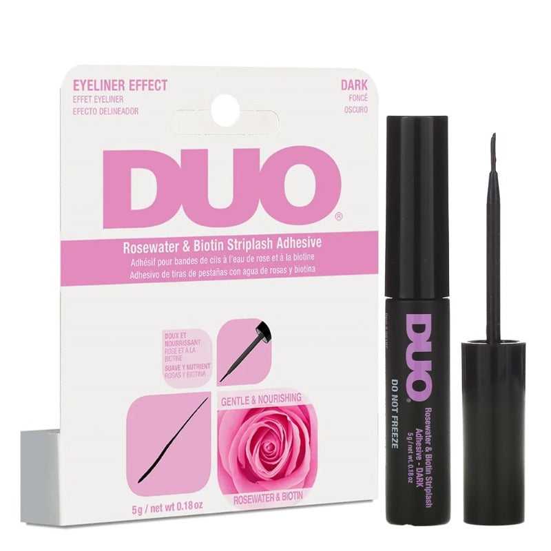 DUO Rosewater & Biotin Striplash Adhesive [Dark] (0.18oz/5g) Hair Care Products