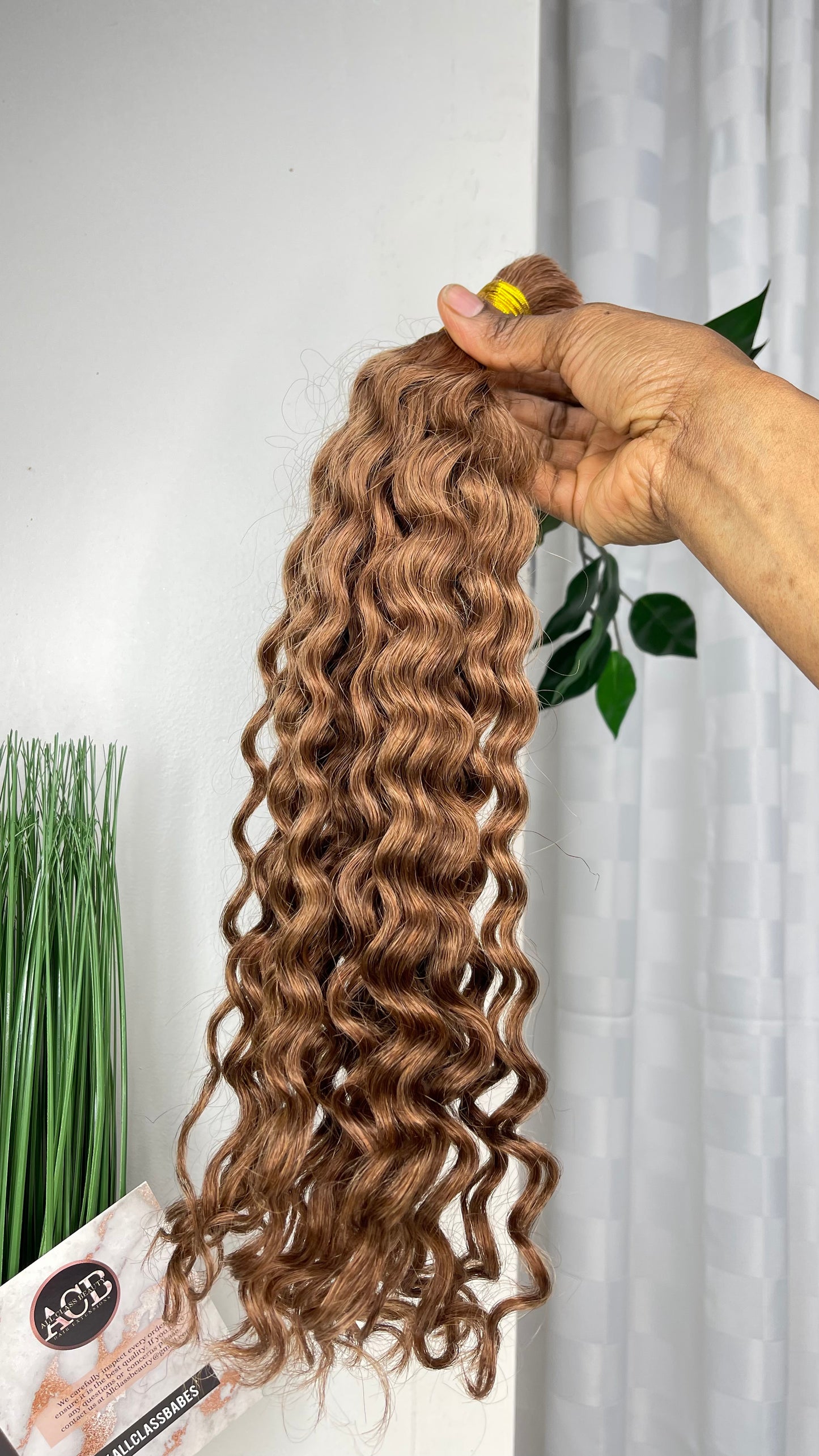 boho braids 100% real human hair bulk.