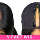 v-part wig