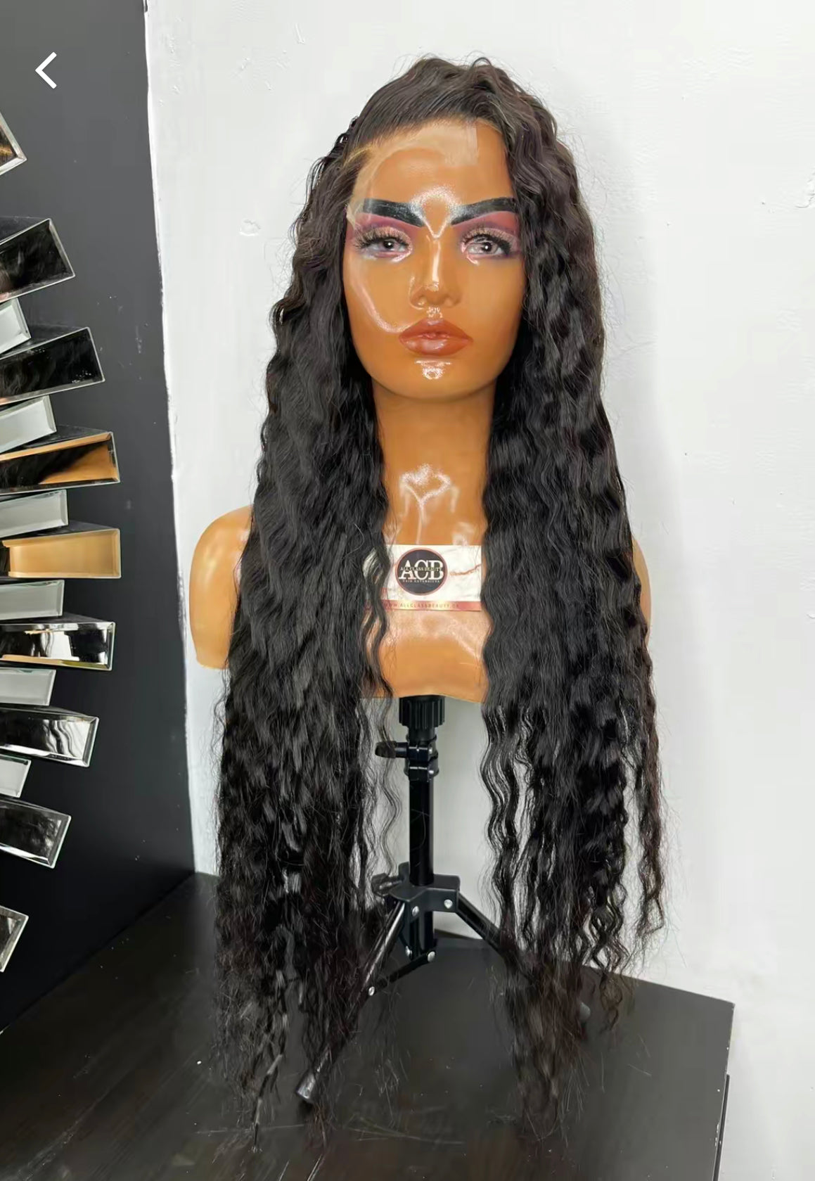 swell wave lace closure wig