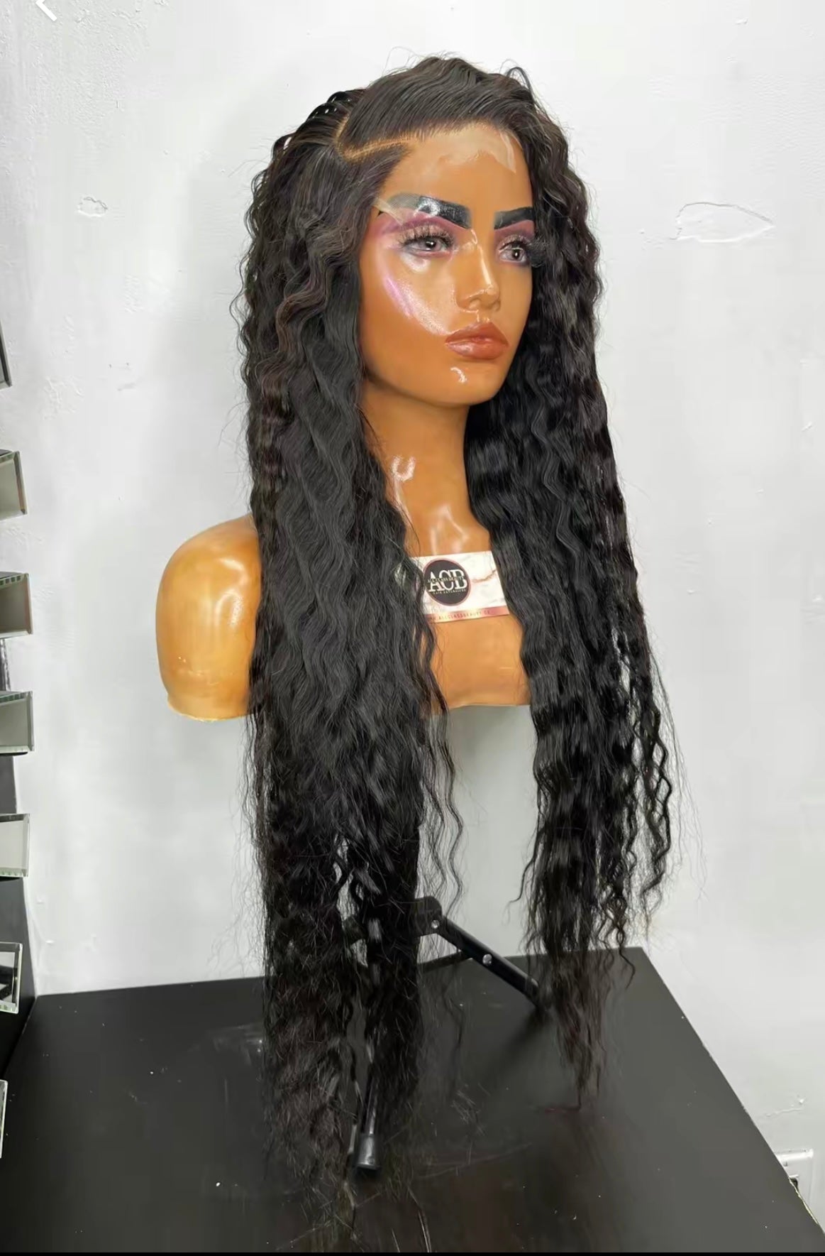 swell wave lace closure wig