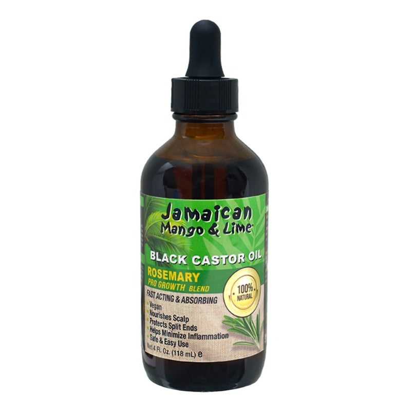 JAMAICAN MANGO & LIME Black Castor Oil [Rosemary] (4oz) Hair Care Products