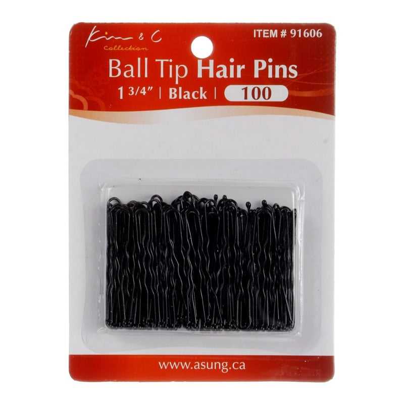 KIM & C 100pcs Ball Tip Hair Pins Hair Care Products