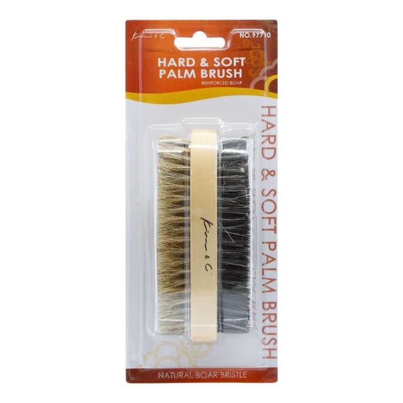 KIM & C Natural Boar Bristle Wooden Brush Hair Care Products