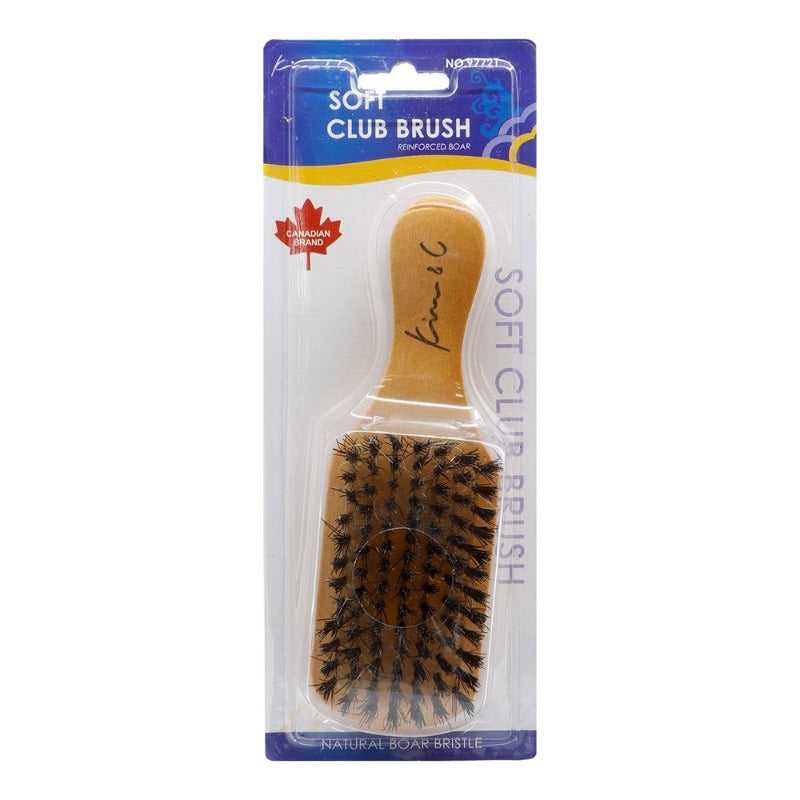 KIM & C Natural Boar Bristle Wooden Brush Hair Care Products