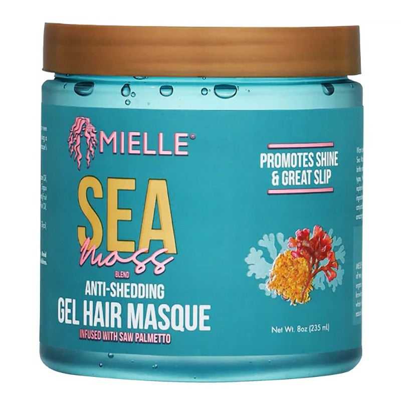 MIELLE Sea Moss Anti Shedding Gel Hair Masque (8oz) Hair Care Products