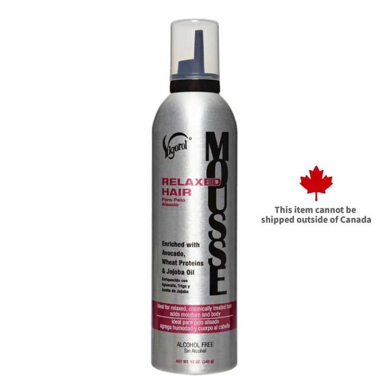 VIGOROL Relaxed Hair Mousse (12oz) Hair Care Products