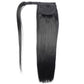 Wrap-around Magic Velcro Ponytail Extension Hair Straight Ponytail With Clip In 100% Human Hair Ponytails Ponytails