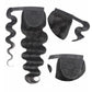 Wrap-around Ponytail Extension Hair Body Wave Ponytail With Clip In 100% Human Hair