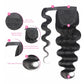 Wrap-around Ponytail Extension Hair Body Wave Ponytail With Clip In 100% Human Hair