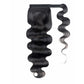 Wrap-around Ponytail Extension Hair Body Wave Ponytail With Clip In 100% Human Hair