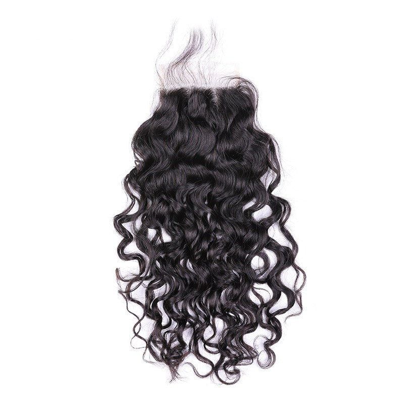 10A Grade 100% Human Virgin Hair Natural Wave Bundles with Closure Deal