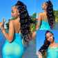 Wrap-around Ponytail Extension Hair Body Wave Ponytail With Clip In 100% Human Hair