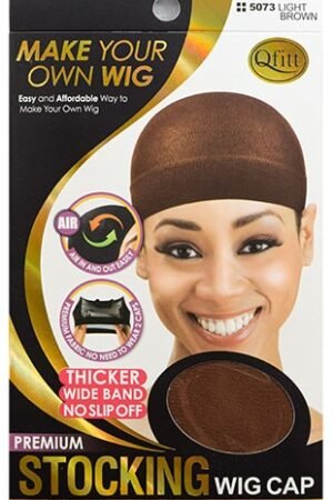 Qfitt Premium Stockin Wig Cap#Q5073L.Brown-dz
