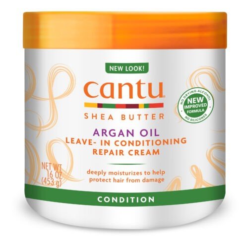 Cantu Argan Oil Leave In Conditioning Repair Cream (16oz)