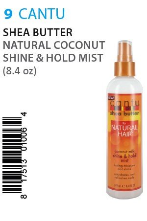 Cantu Shea Butter Natural Coconut Shine & Hold Mist(8.4oz)