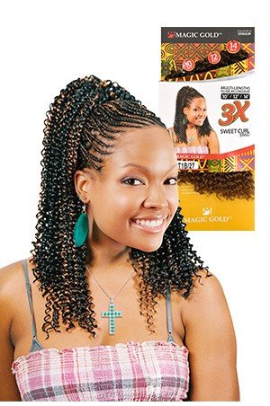3X Sweet Curl Braid 10"/12"/14"