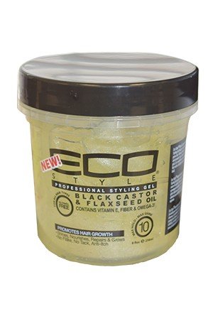Eco Gel - Black Castor & Flaxseed Oil Gel(8oz) #82