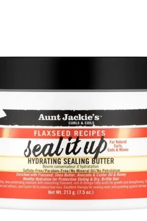 AUNT JACKIE'S Flaxseed Seal It Up Hydrating Sealing Butter (7.5oz)